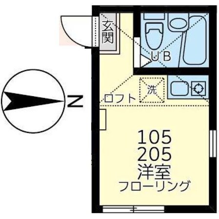 ユナイト横浜ファーストブランチの物件間取画像